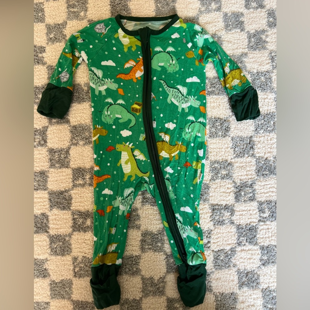 Little Sleepies Dragon Dreamland Footie